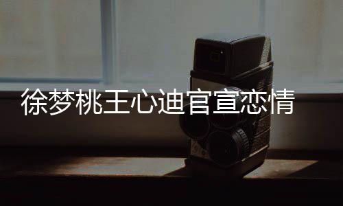 梦桃桃王桃墩墩徐梦心迪 徐恋情恋情里官宣官宣在这